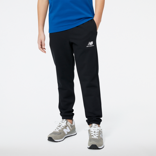 New Balance Y Essentials Stacked Logo Sweatpant - schwarz (Grösse: XS) von New Balance