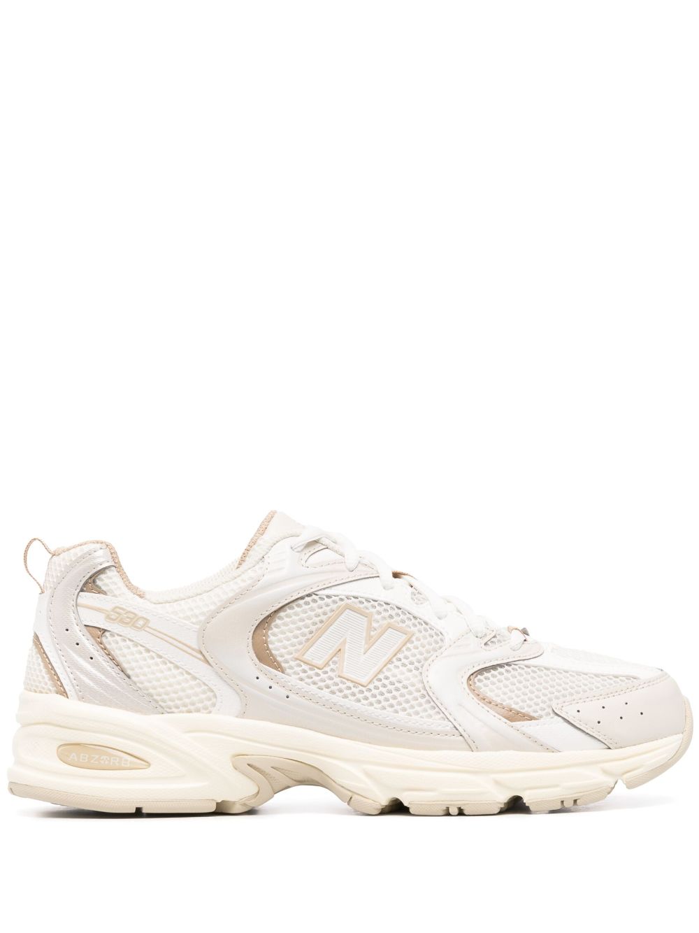 New Balance logo-patch low-top sneakers - Neutrals von New Balance