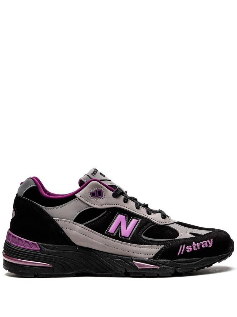 New Balance x Stray Rats 991 low-top sneakers - Black von New Balance