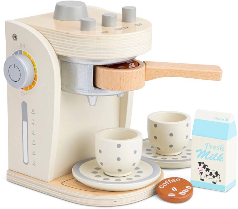 New Classic Toys® Kinder-Kaffeemaschine »Holzspielzeug, Bon Appetit - Kaffeemaschine, Creme« von New Classic Toys®