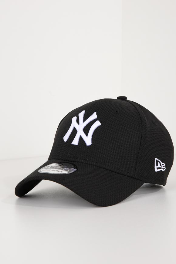 New Era 39Thirty Cap | Schwarz + Weiss | Herren  | M/L von New Era