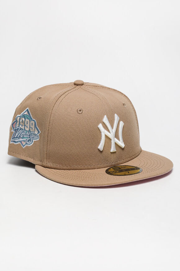 New Era 59Fifty Cap | Beige + Rosa | Damen  | 6 7/8 von New Era