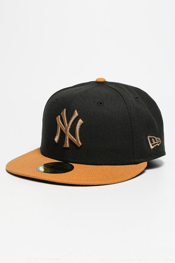 New Era 59Fifty Cap | Schwarz + Panama Tan | Herren  | 7 3/8 von New Era