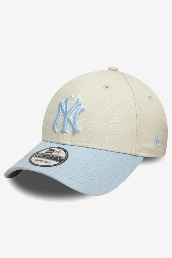 New Era 9Forty Cap / Strapback | Light Beige + Light Blue | Herren  | Einheitsgroesse von New Era