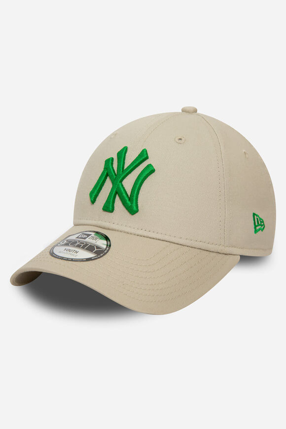 New Era 9Forty Cap / Strapback | Stone + Green | Jungen  | Einheitsgroesse von New Era