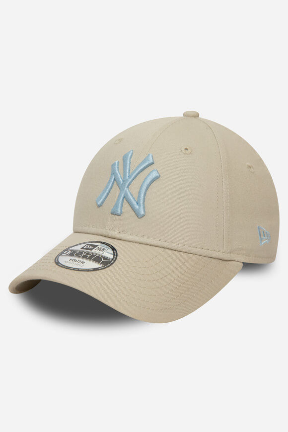 New Era 9Forty Cap / Strapback | Stone + Light Blue | Jungen  | Einheitsgroesse von New Era