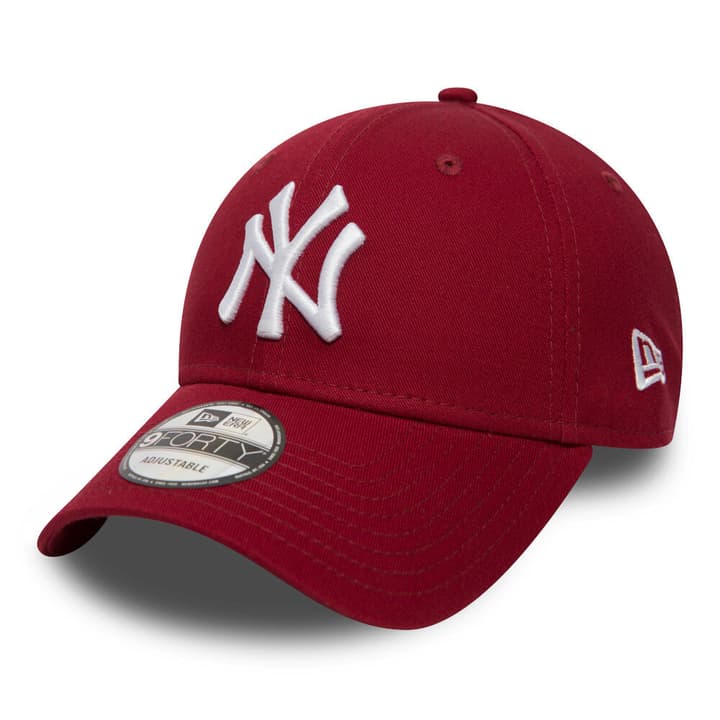 New Era League Essential 9Forty® NEW York Yankees Cap dunkelrot von New Era