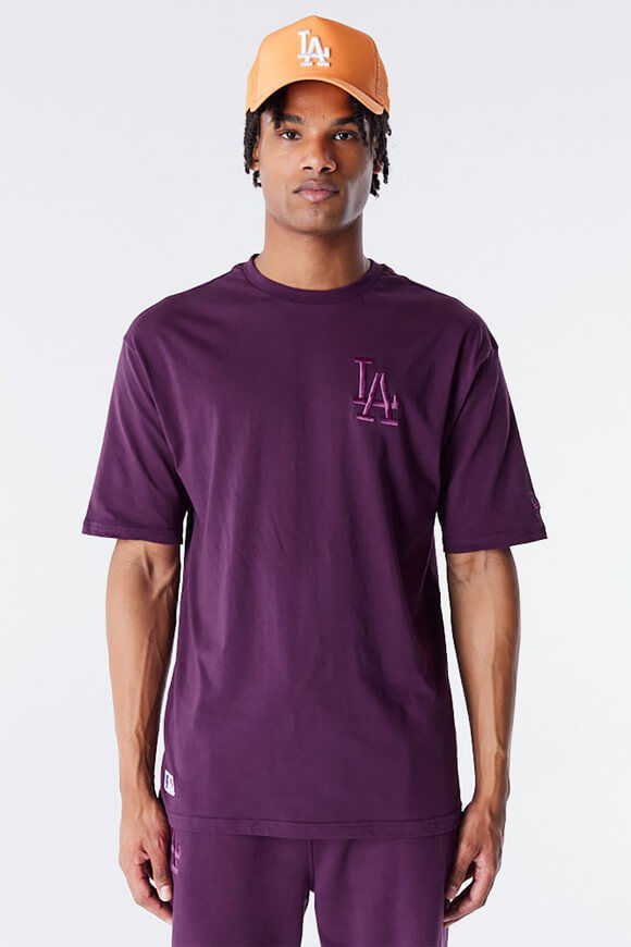 New Era League Essentials Oversize T-Shirt | Violet | Herren  | L von New Era