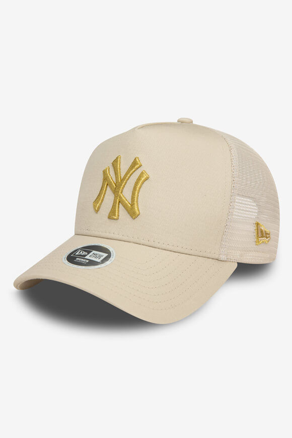 New Era Trucker Cap / Snapback | Beige | Damen  | Einheitsgroesse von New Era