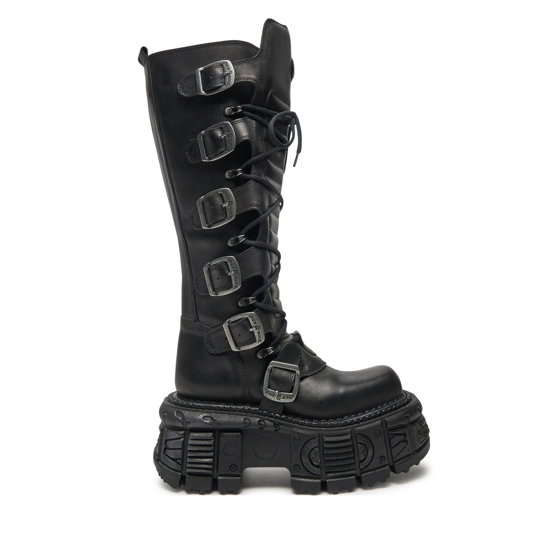 Schnürstiefel NEW ROCK M-272-S3 Schwarz von New Rock