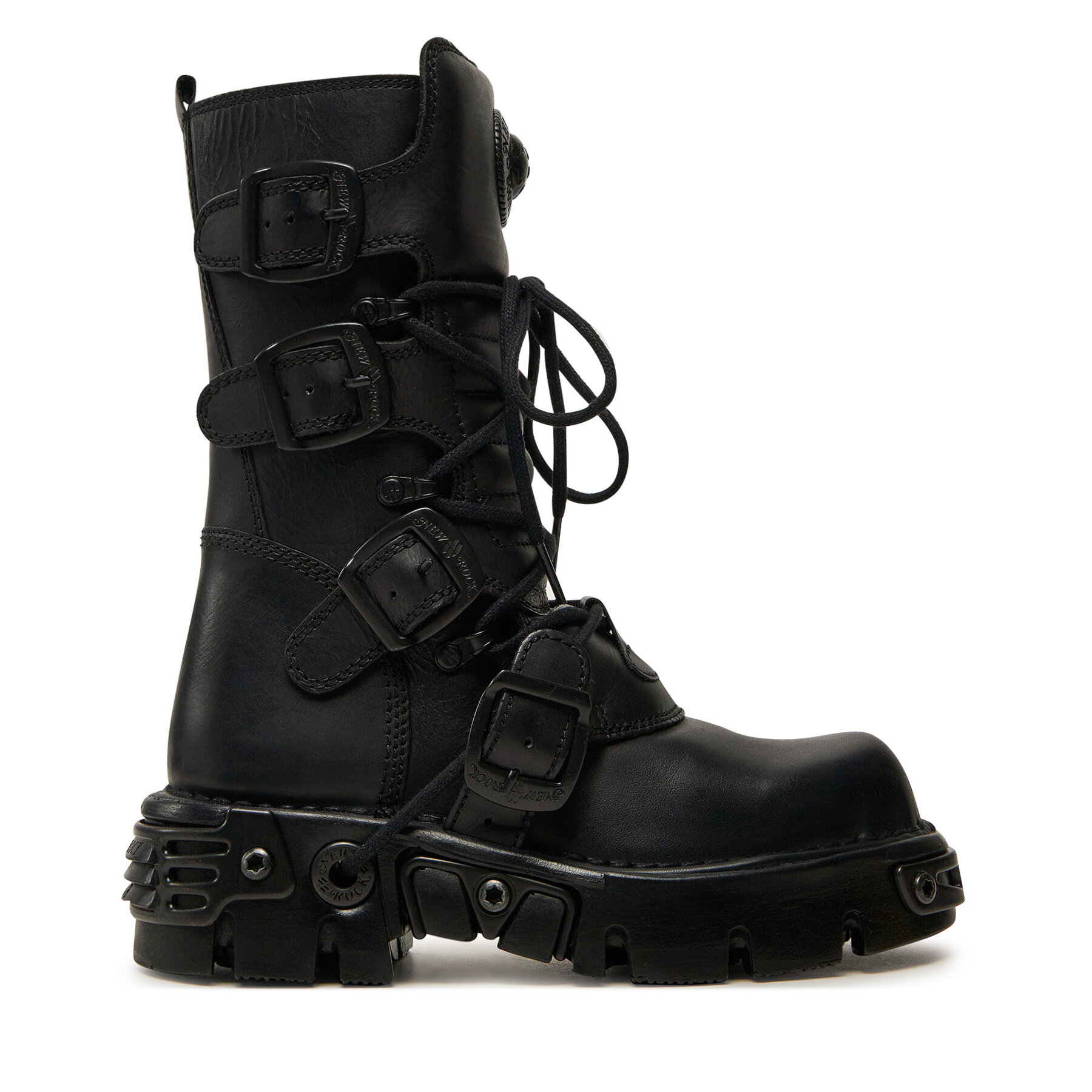 Schnürstiefel NEW ROCK M-373-S18 Schwarz von New Rock