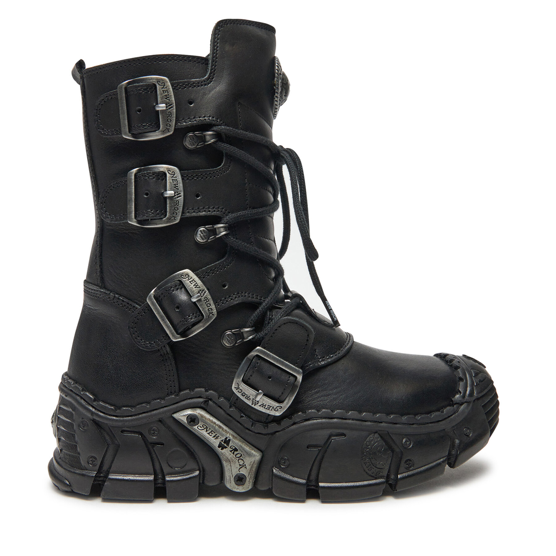 Schnürstiefel NEW ROCK M-IMPACT013-S1 Schwarz Schnürstiefel NEW ROCK M-IMPACT013-S1 Schwarz von New Rock