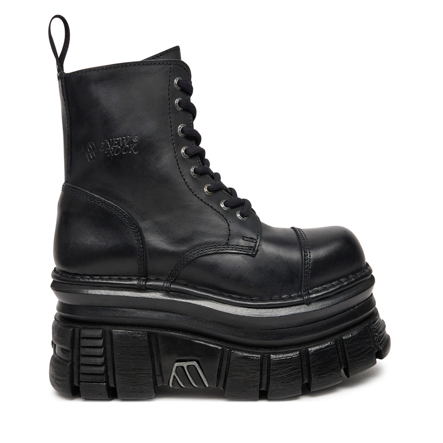 Schnürstiefel NEW ROCK M-MILI083C-S60 Schwarz Schnürstiefel NEW ROCK M-MILI083C-S60 Schwarz von New Rock