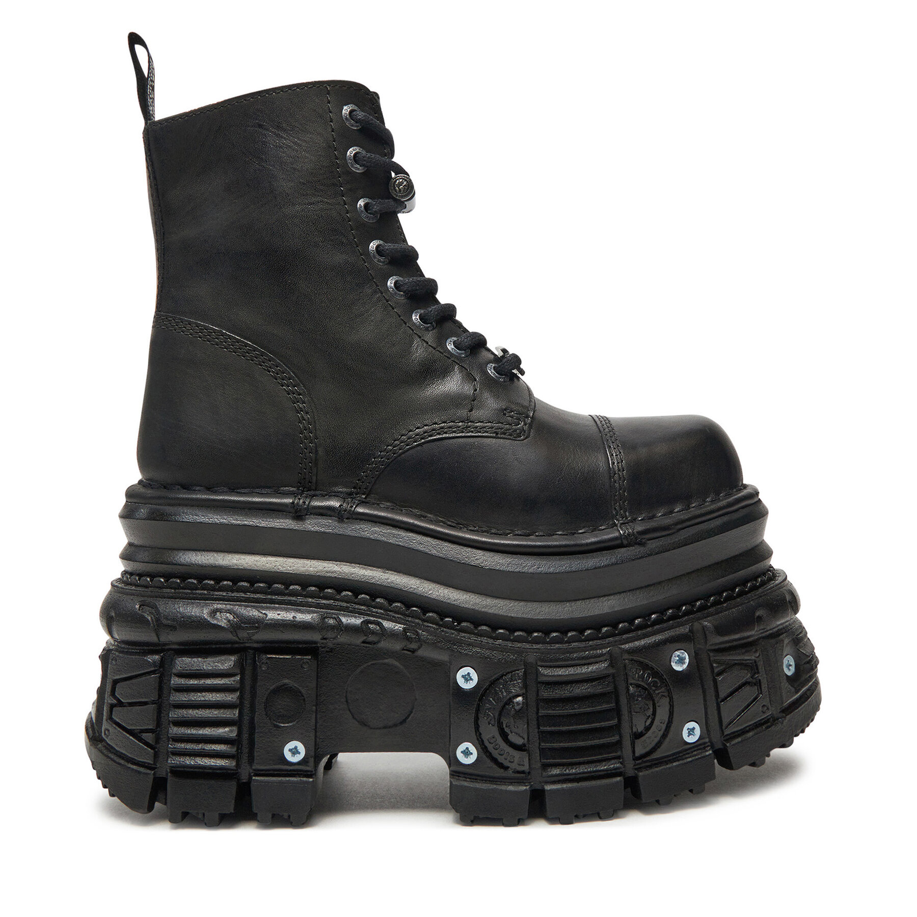 Schnürstiefel NEW ROCK M-MILI083CCT-C4 Schwarz Schnürstiefel NEW ROCK M-MILI083CCT-C4 Schwarz von New Rock