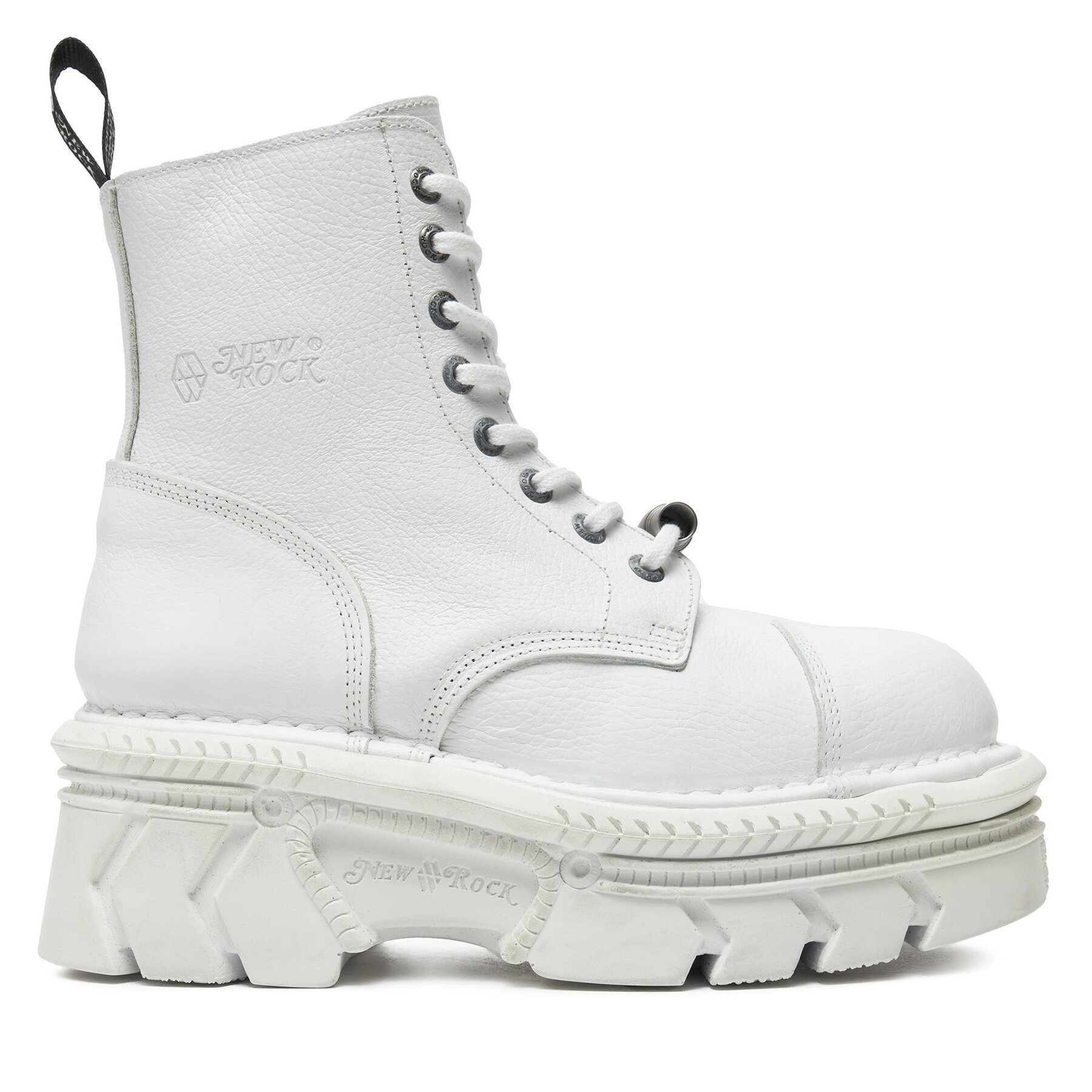 Schnürstiefel NEW ROCK M-MILI083CM-C56 Weiß Schnürstiefel NEW ROCK M-MILI083CM-C56 Weiß von New Rock