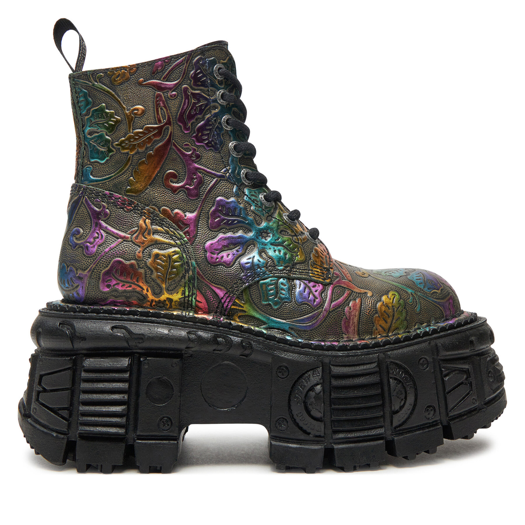 Schnürstiefel NEW ROCK M-MILI084C-S21 Bunt von New Rock