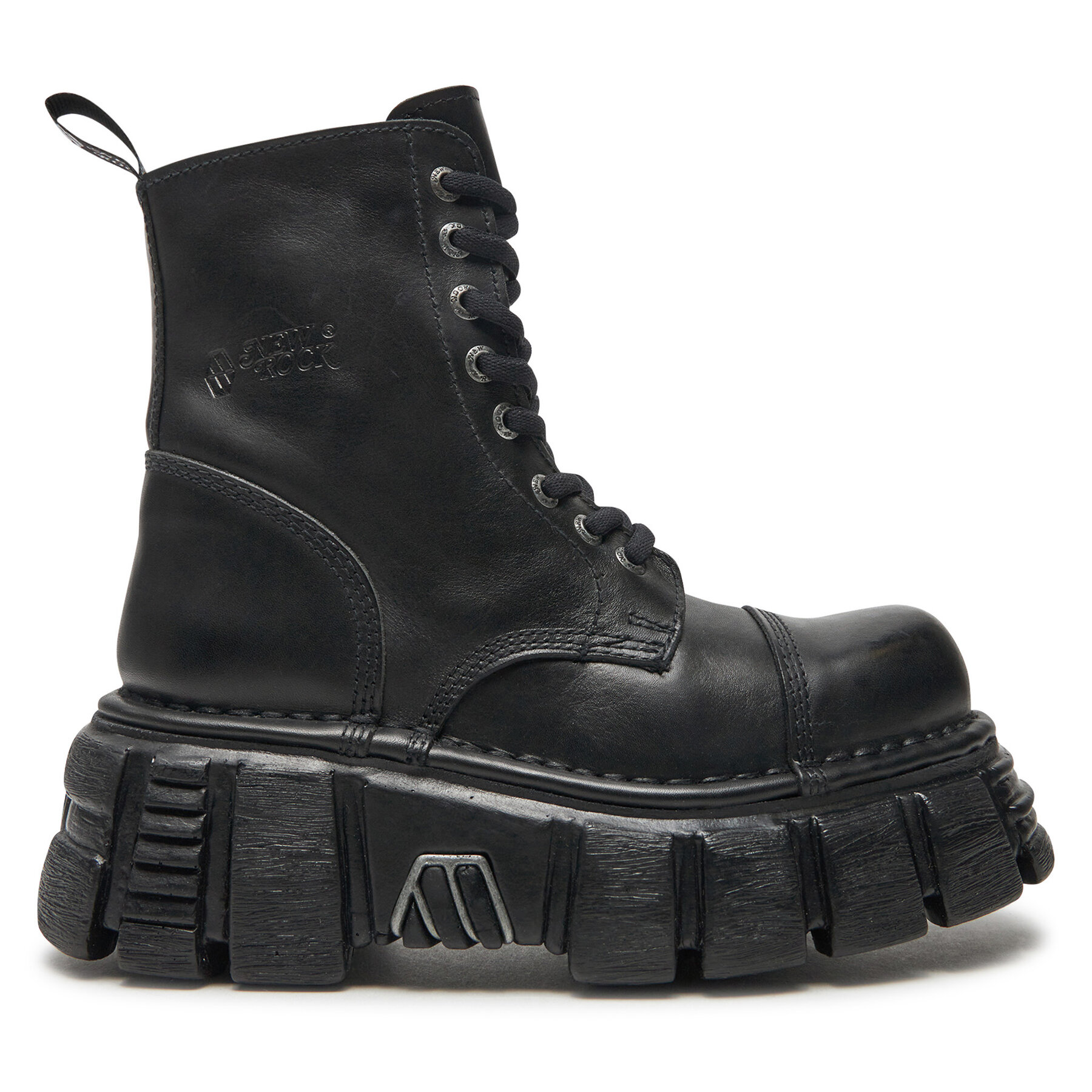 Schnürstiefel NEW ROCK M-NEWMILI083-S39 Schwarz von New Rock