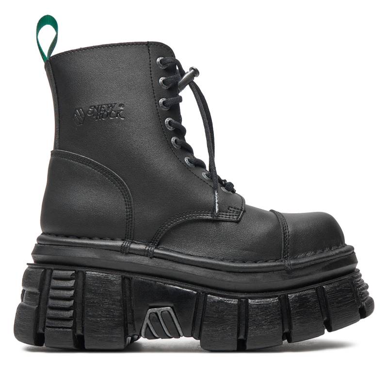 Schnürstiefel NEW ROCK M-NEWMILI083-VS2 Schwarz von New Rock