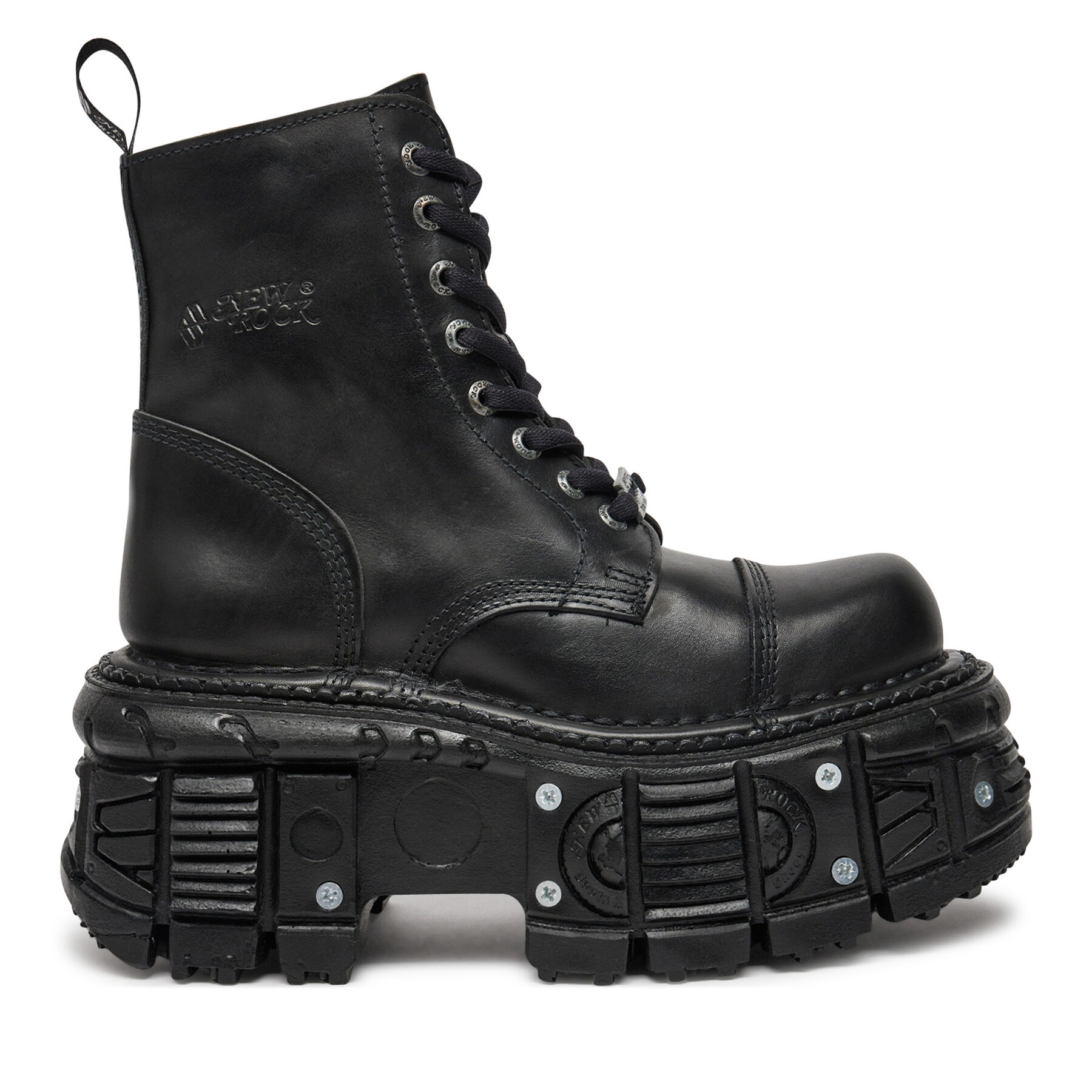 Schnürstiefel NEW ROCK M-TANK083-C1 Schwarz von New Rock