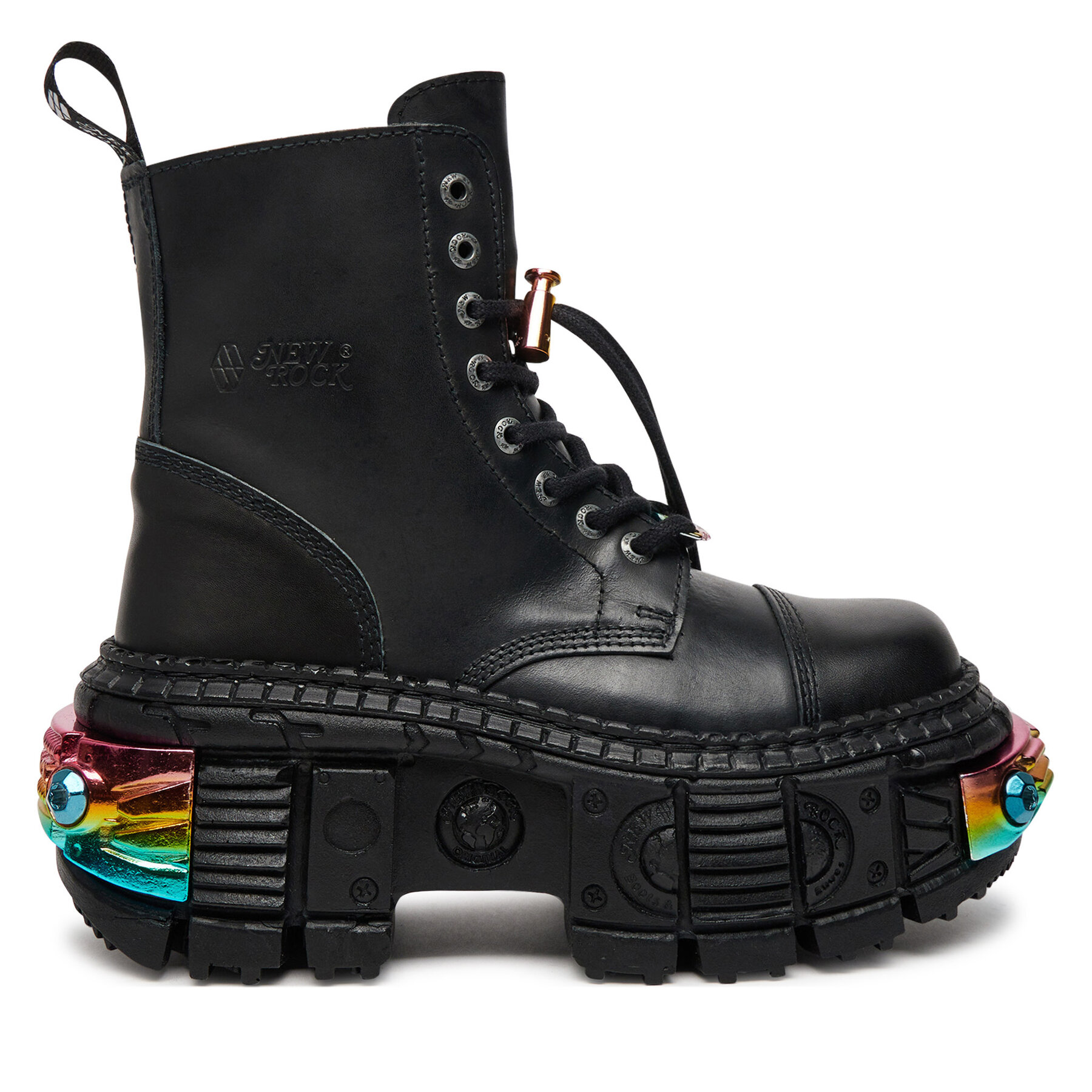 Schnürstiefel NEW ROCK M-WALL083CCT-S8 Schwarz Schnürstiefel NEW ROCK M-WALL083CCT-S8 Schwarz von New Rock