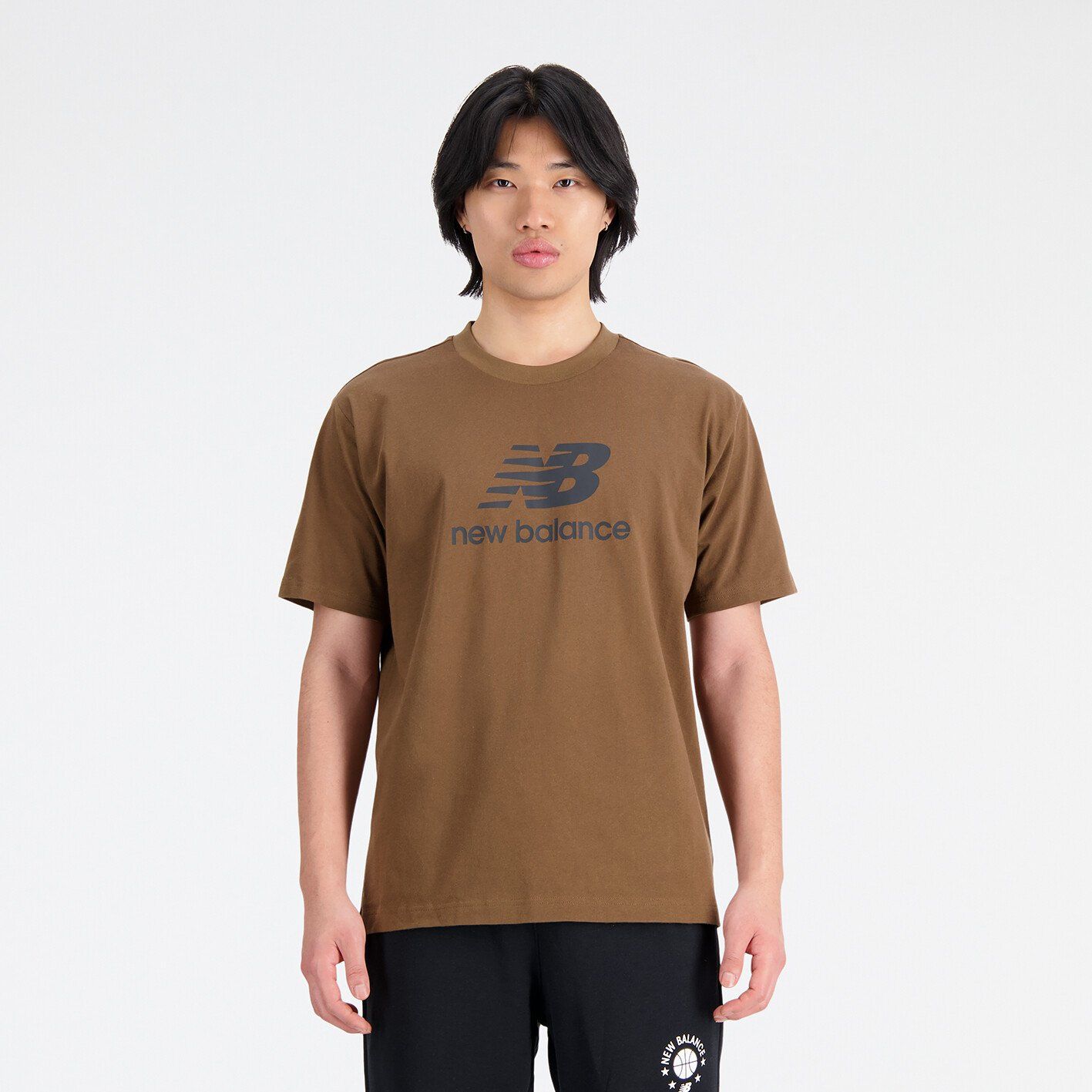 New balance Essentials Stacked Logo T-Shirt-S S von New balance