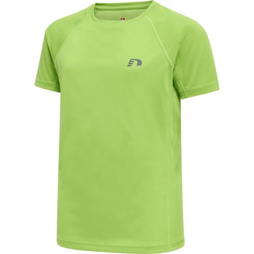 Einzelstück Newline Kids Core Running T-Shirt S/S - green flash (Grösse: 164) von Newline