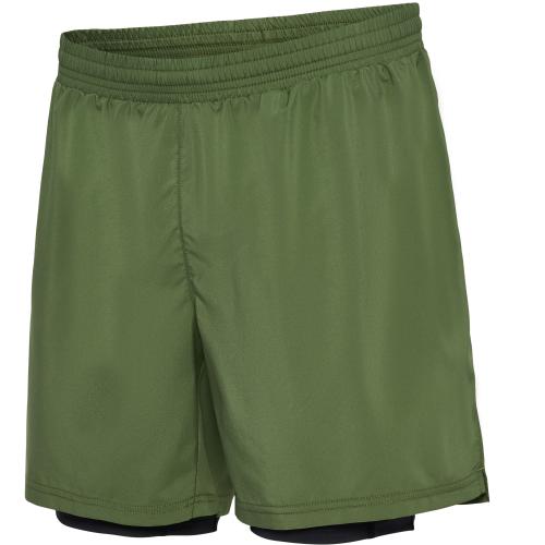 Einzelstück Newline Nwldetroit 2In1 Shorts Men - four leaf clover (Grösse: M) von Newline