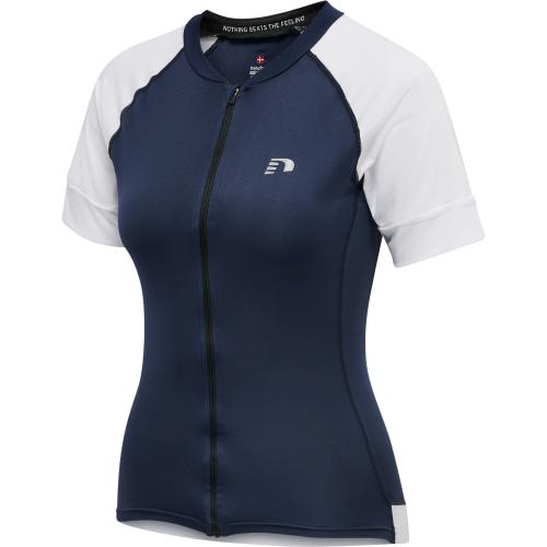 Einzelstück Newline Womens Core Bike Jersey - black iris (Grösse: XL) von Newline