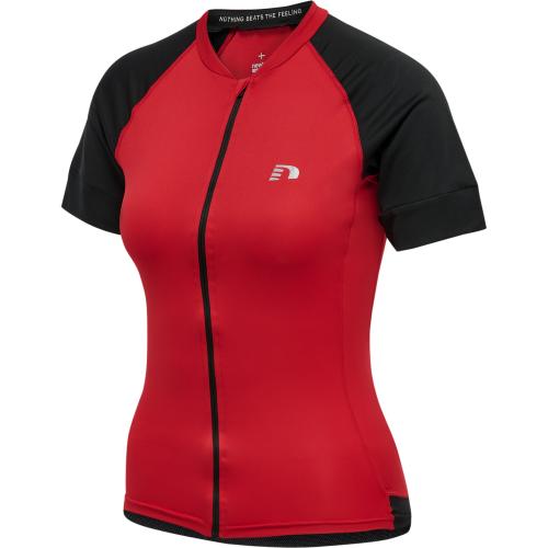 Einzelstück Newline Womens Core Bike Jersey - tango red (Grösse: M) von Newline