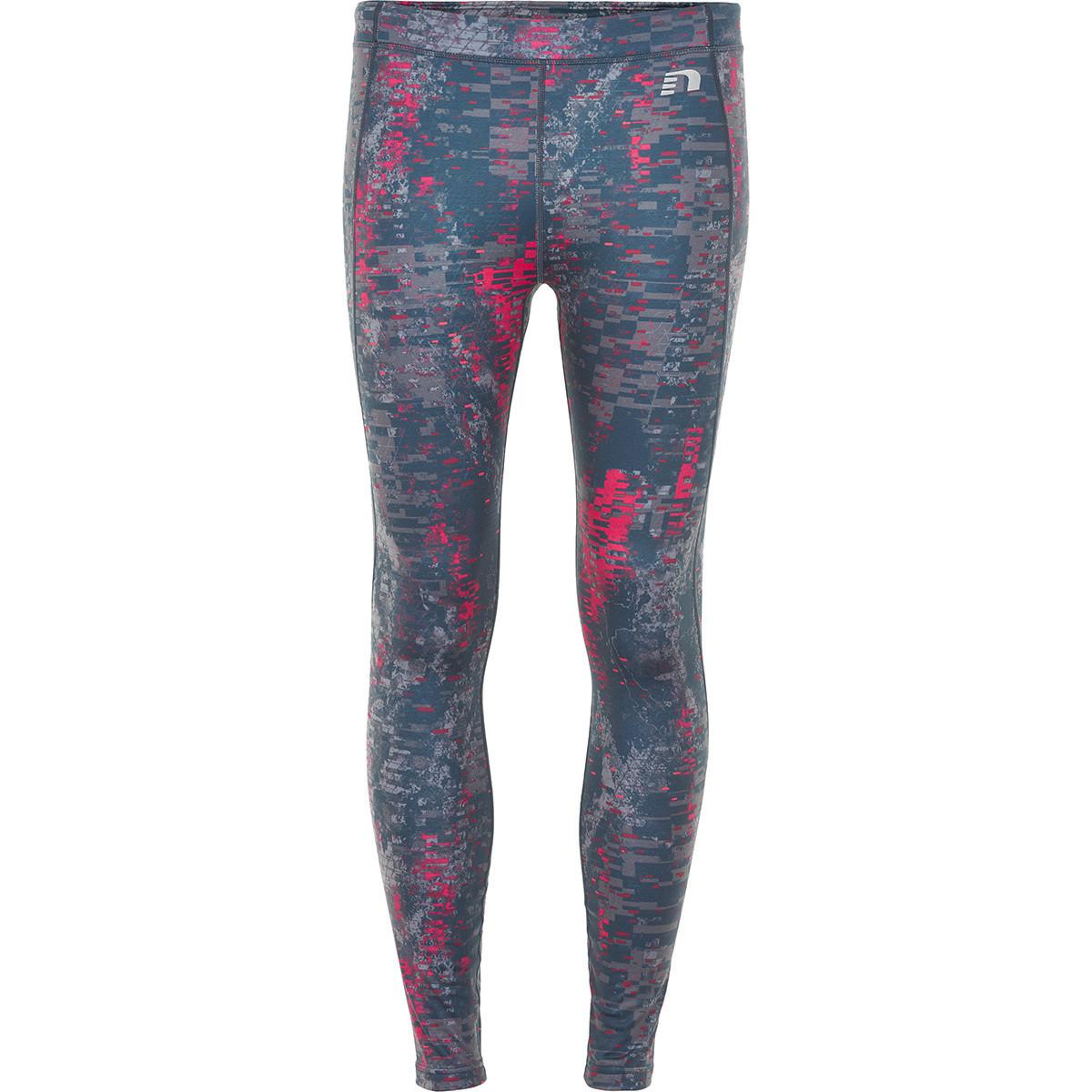 Newline - leggings black printed war, für Damen, Größe M von Newline