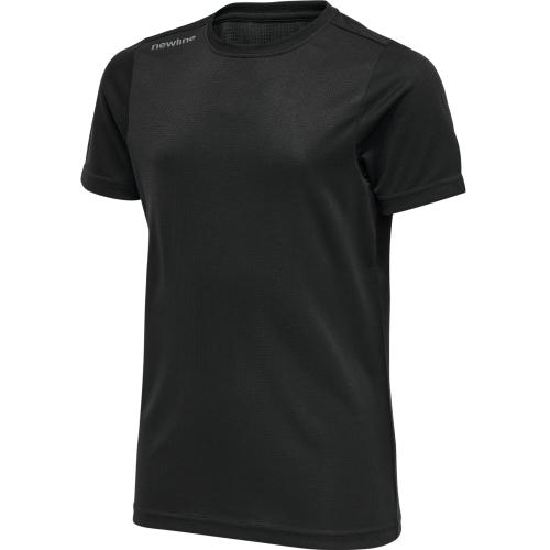 Newline Kids Core Functional T-Shirt S/S - black (Grösse: 128) von Newline