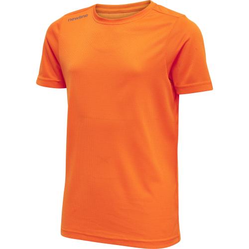 Newline Kids Core Functional T-Shirt S/S - orange tiger (Grösse: 128) von Newline