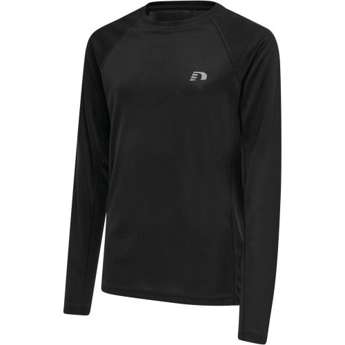 Newline Kids Core Running T-Shirt L/S - black (Grösse: 164) von Newline