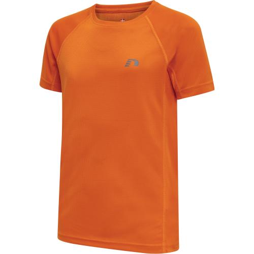 Newline Kids Core Running T-Shirt S/S - orange tiger (Grösse: 128) von Newline