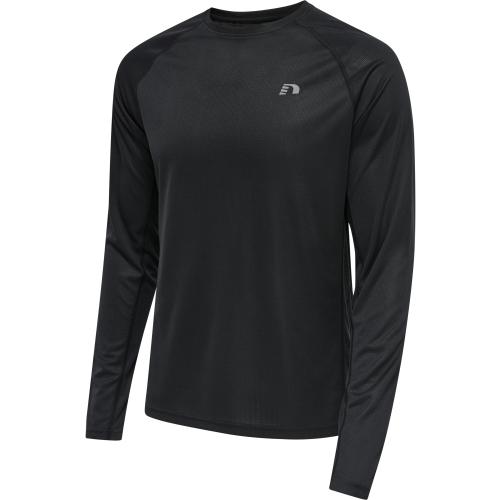 Newline Men Core Running T-Shirt L/S - black (Grösse: 2XL) von Newline