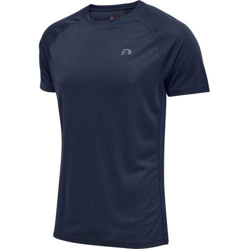 Newline Men Core Running T-Shirt S/S - black iris (Grösse: 2XL) von Newline