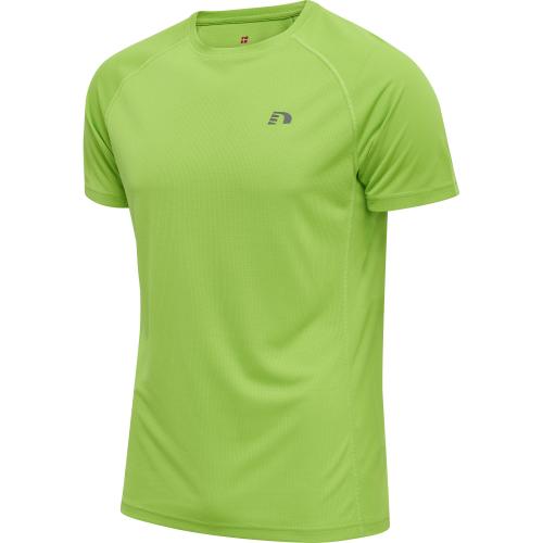 Newline Men Core Running T-Shirt S/S - green flash (Grösse: M) von Newline