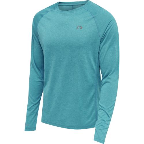 Newline Men Running L/S - capri breeze melange (Grösse: S) von Newline