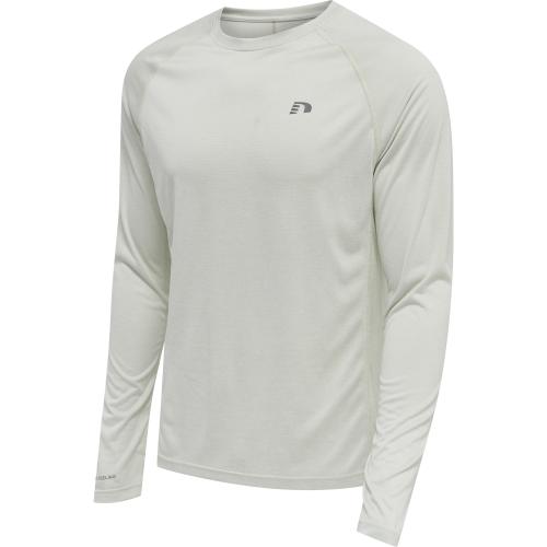 Newline Men Running L/S - oyster mushroom melange (Grösse: 2XL) von Newline