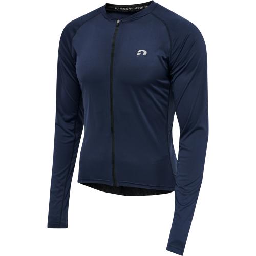 Newline Mens Core Bike L/S Jersey - black iris (Grösse: 2XL) von Newline