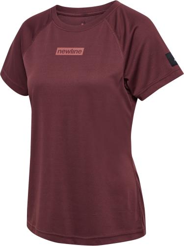 Newline Nwlcharge Mesh T-Shirt W - decadent chocolate (Grösse: 2XL) von Newline