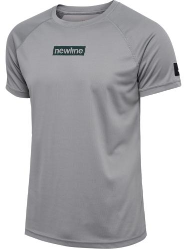 Newline Nwlcharge Mesh T-Shirt - sharkskin (Grösse: 2XL) von Newline