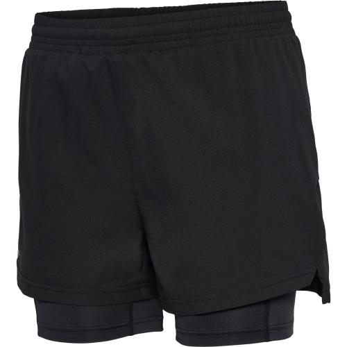 Newline Nwldallas Shorts 2In1 Woman - black (Grösse: XS) von Newline