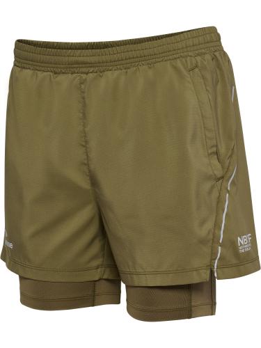 Newline Nwlfast 2In1 Zip Pocket Shorts W - capers (Grösse: 2XL) von Newline