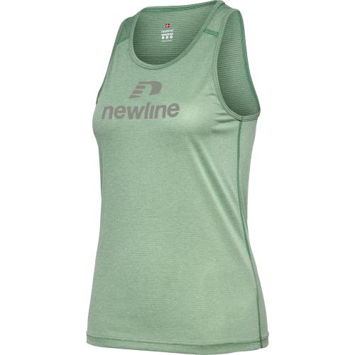 Newline Nwlfontana Singlet Woman - green bay melange (Grösse: L) von Newline