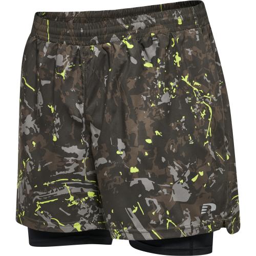 Newline Nwlkansas 2-In-1 Shorts Men - terrain aop (Grösse: S) von Newline