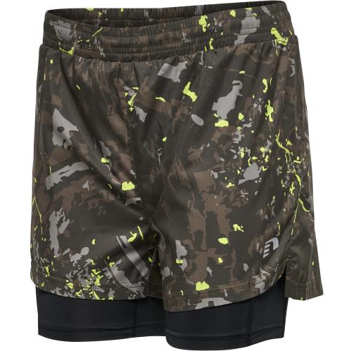 Newline Nwlkansas 2-In-1 Shorts Women - terrain aop (Grösse: XS) von Newline