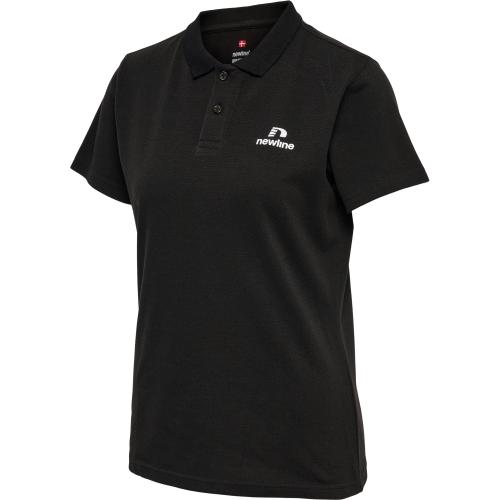 Newline Nwllea Cotton Polo Women - black (Grösse: 2XL) von Newline