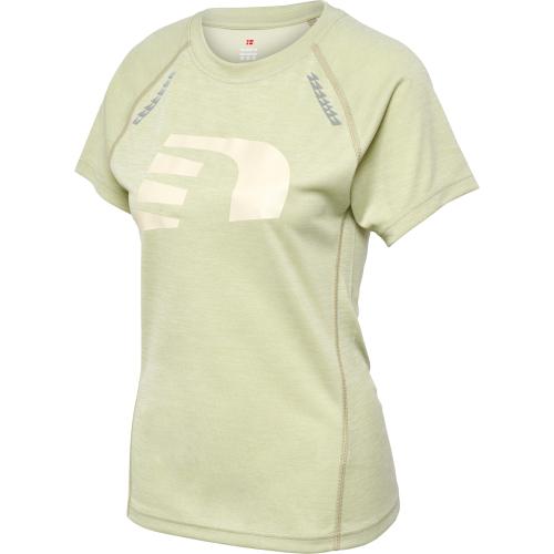 Newline Nwlorlando T-Shirt S/S Woman - agate grey melange (Grösse: XL) von Newline