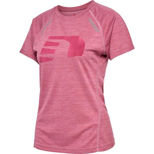 Newline Nwlorlando T-Shirt S/S Woman - dry rose melange (Grösse: XS) von Newline